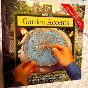📚🌿🌷🤓 VINTAGE TIME LIFE HOW-TO “GARDEN ACCENTS” BOOK WITH 63 PROJECTS❗️